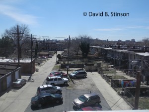 Site of Union Park's Former Playing Field, as seen from 325 East 25th Street, Baltimore