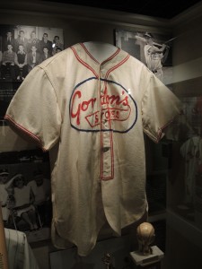 Al Kaline's Gordon's Store Jersey on Display at the Sports Legends Museum