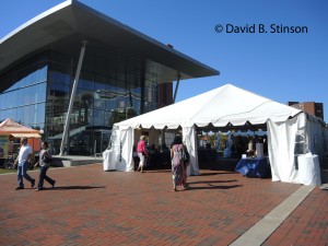 Authors Tent at Bicentennial Plaza, Baltimore Book Festival